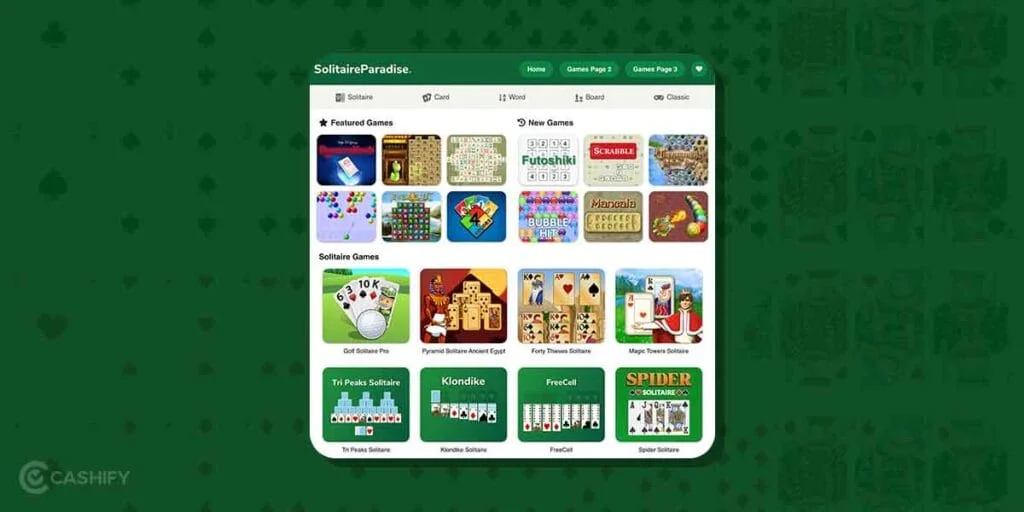 Play solitaire free full screen